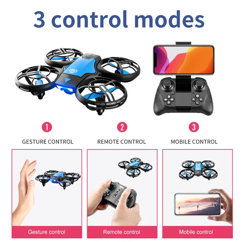 V8 New Mini Drone 4K Professio - Drone Controller Screen recension och pris