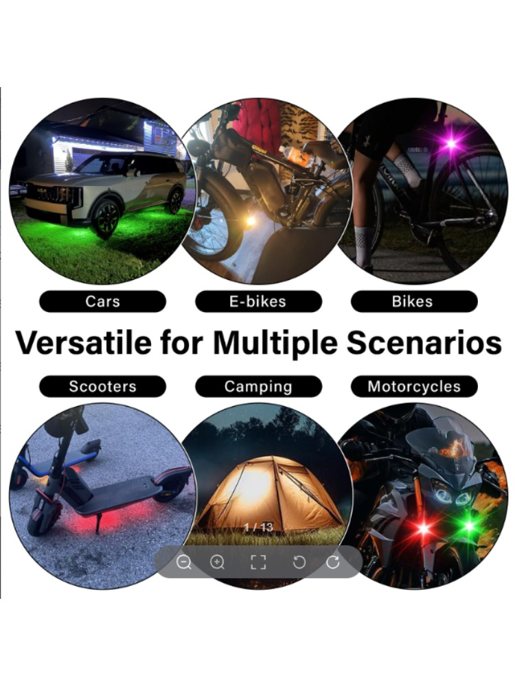 4PCS Wireless RGB LED Strobe W - Drone Strobe Light recension och pris